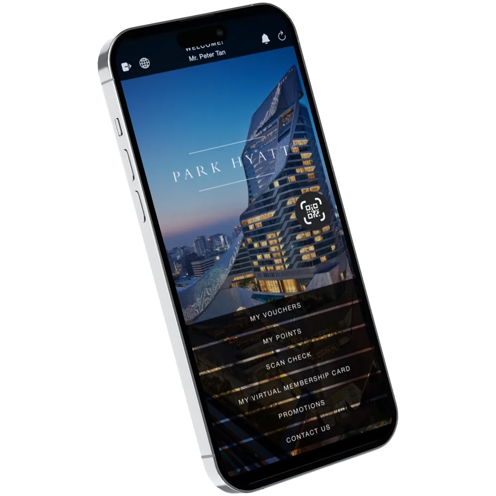 BrandForce Nexus membership app on a phone